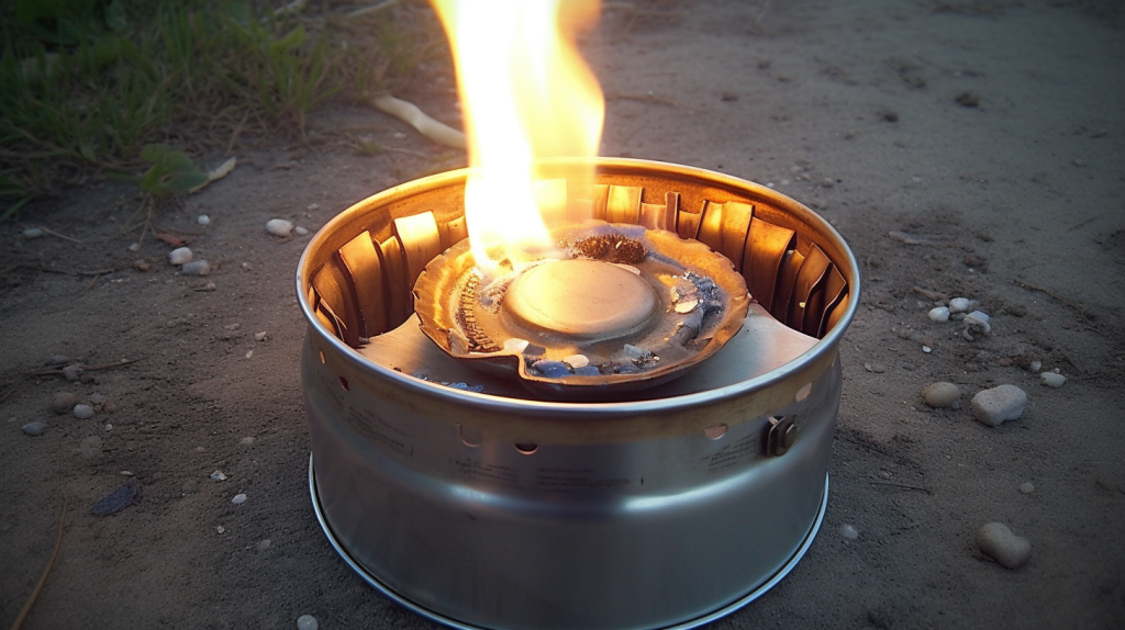 Featured image showing how to make a camping stove